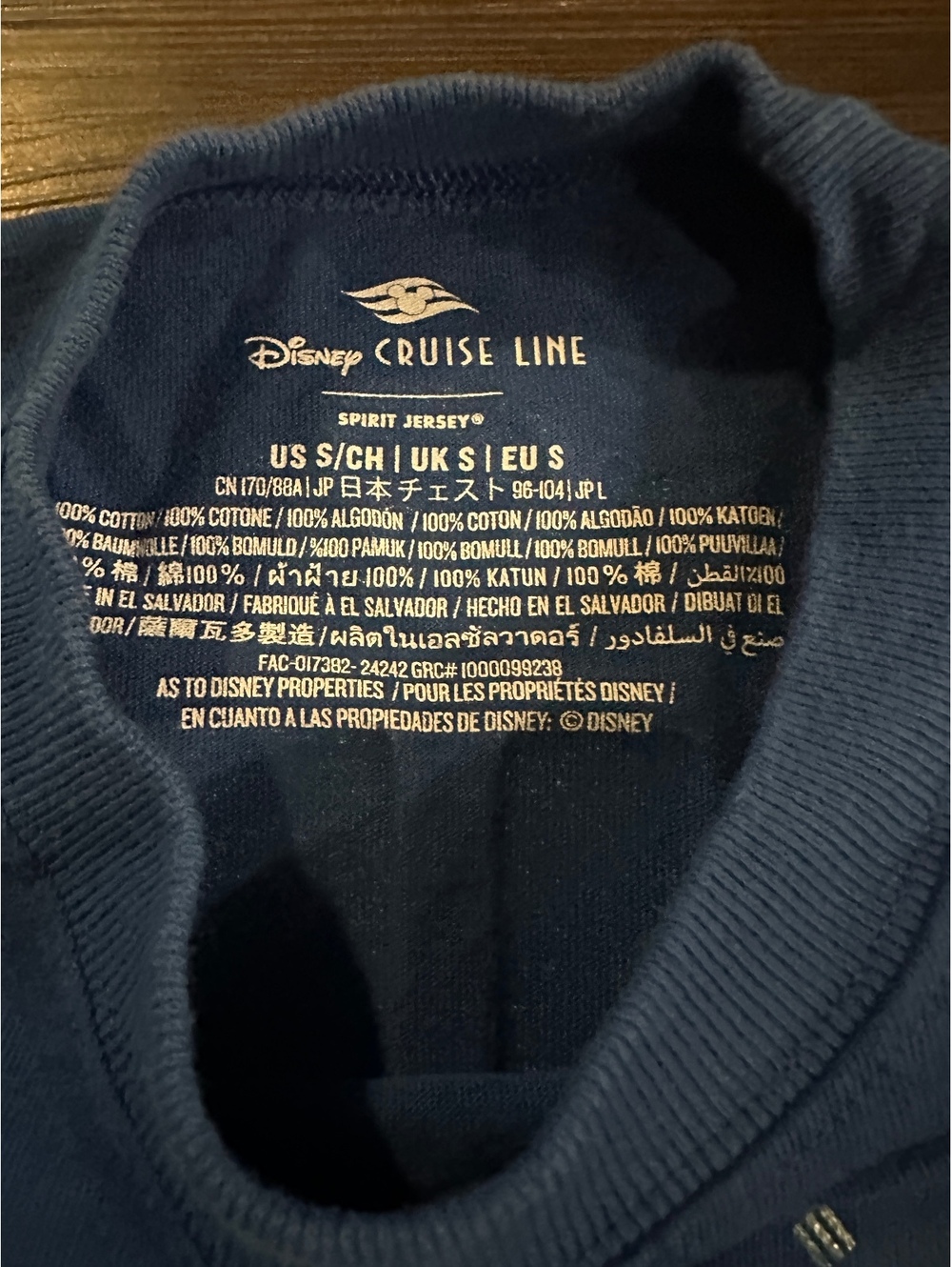 Small Disney destiny maiden voyage 2025 spirit jersey